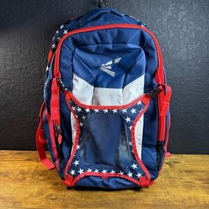 Easton Red/White/Blue Baseball Backpack Bag Stars And Stripes